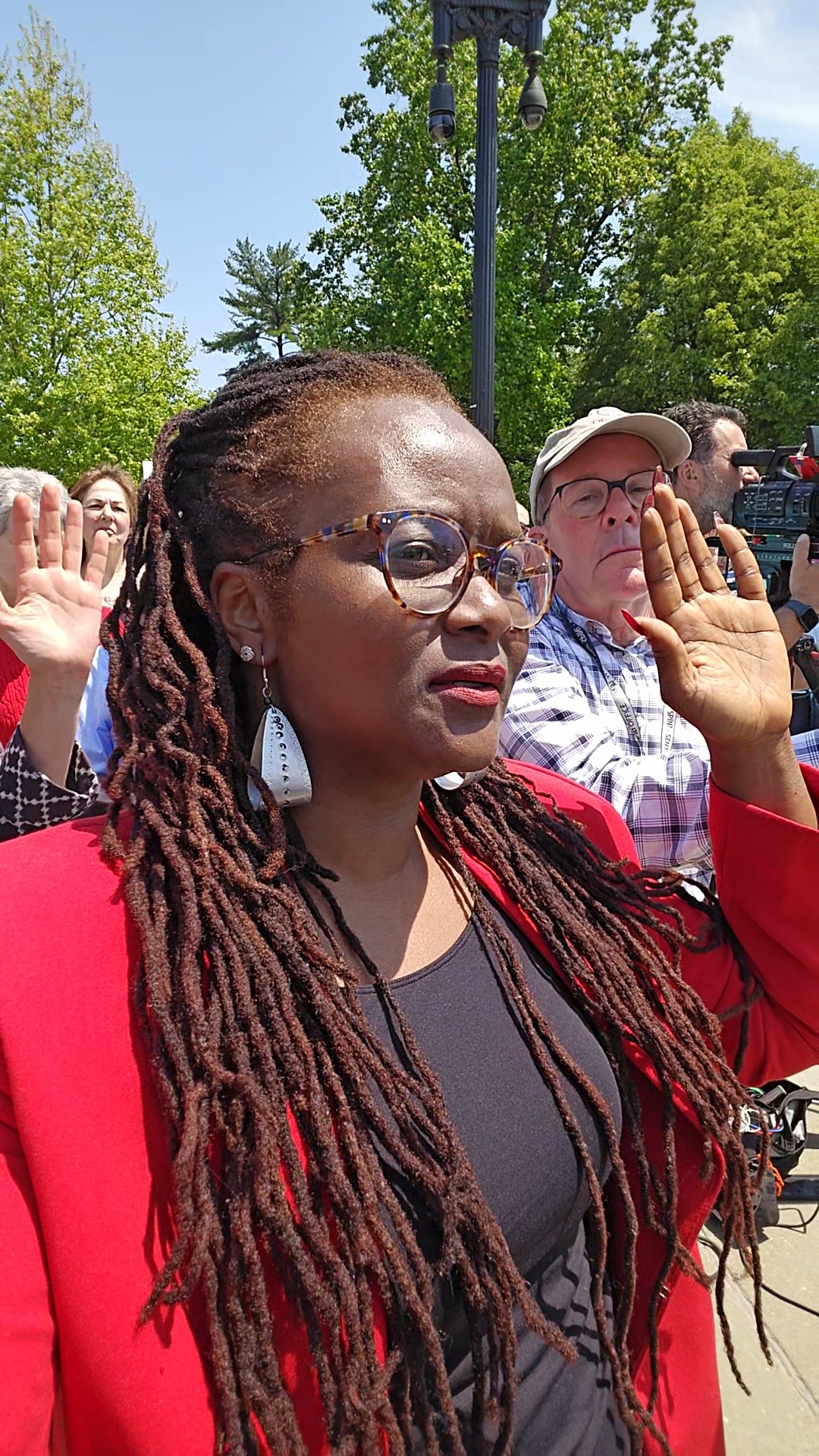 Fatmata Swearing to Uphold the Constitution